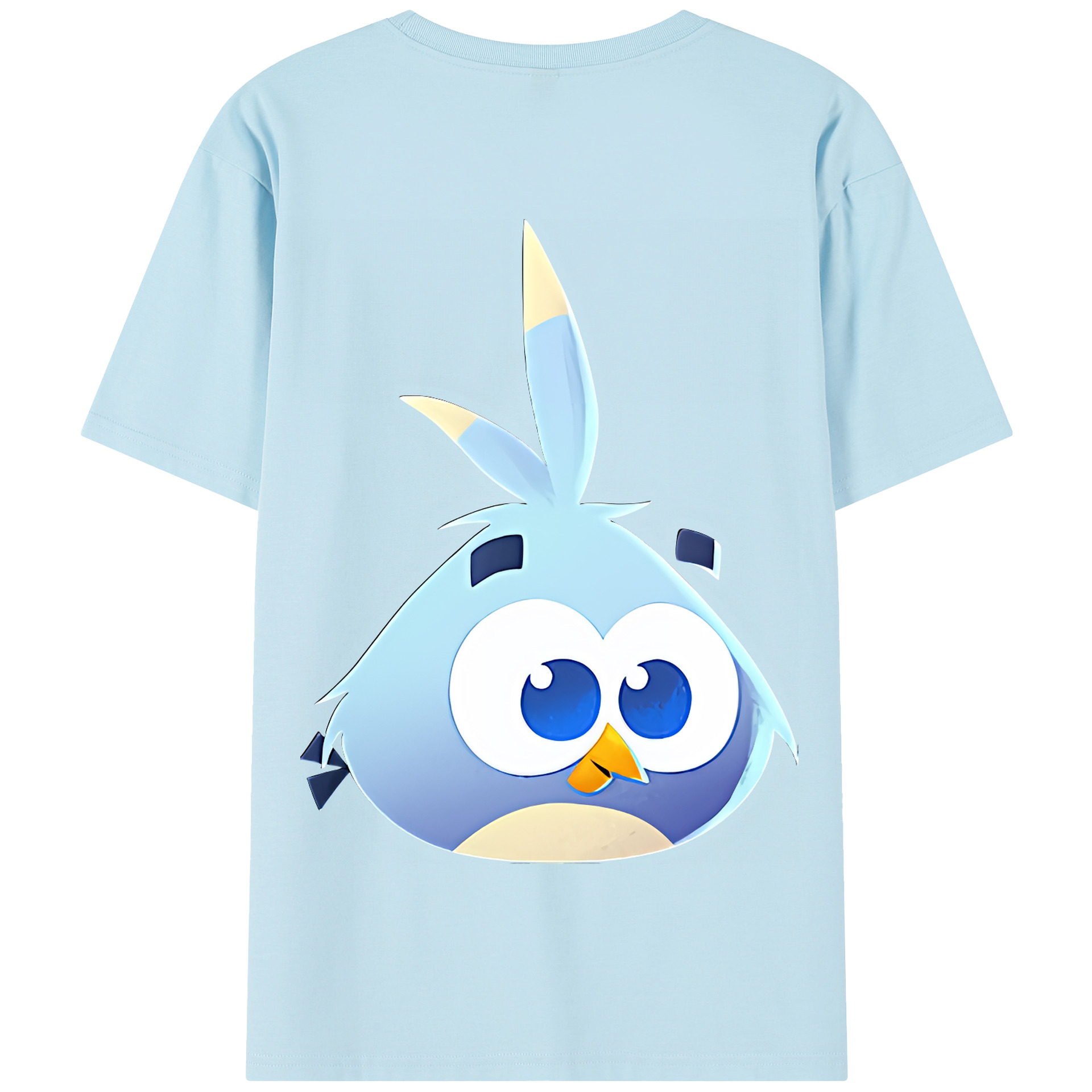 （画像用） Angry Birds アングリーバード 綿100％半袖Tシャツ（背面プリント）